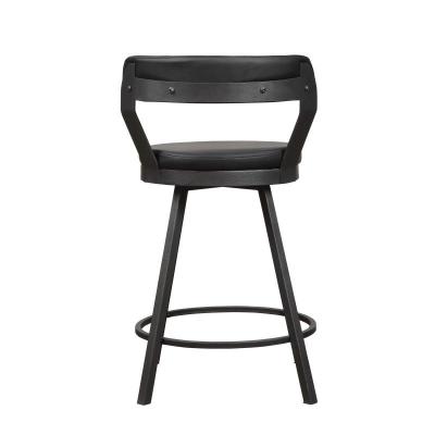 Appert Collection Swivel Counter Height Chair - 5566-24BK