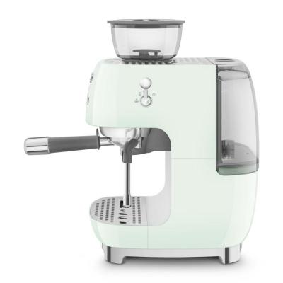 SMEG Retro Style Espresso Manual Coffee Machine in Pastel green - EGF03PGUS