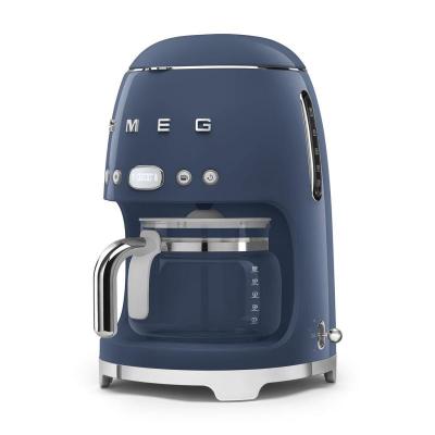 SMEG 50's Style Coffee Machine in Navy Blue - DCF02NBUS