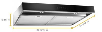 30" Whirlpool Range Hood With Boost Function - WVU57UC0FS