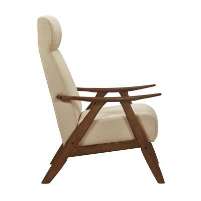 Kalmar Collection Accent Chair Light Brown - 1077BR-1