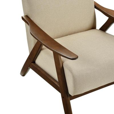 Kalmar Collection Accent Chair Light Brown - 1077BR-1