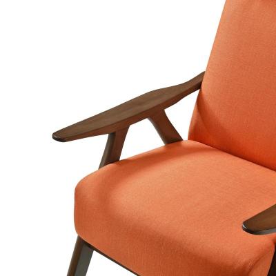 Kalmar Collection Accent Chair Orange - 1077RN-1