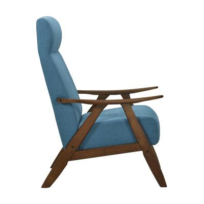 Kalmar Collection Accent Chair Blue - 1077BU-1