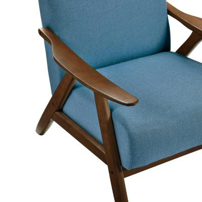 Kalmar Collection Accent Chair Blue - 1077BU-1