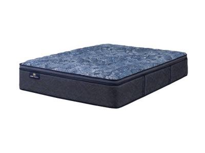 Serta 78SOULMATE PL K Pillow Top Plush Mattress and box