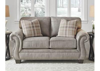 Olsberg Fabric Loveseat in Steel -  4870135