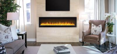 60" Napoleon Alluravision Slimline Linear Electric Fireplace - NEFL60CHS-1