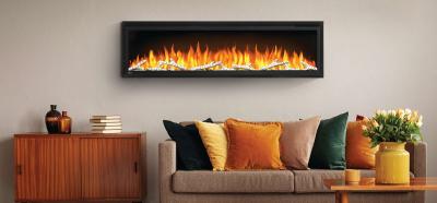 60" Napoleon Entice 60 Electric Fireplace - NEFL60CFH