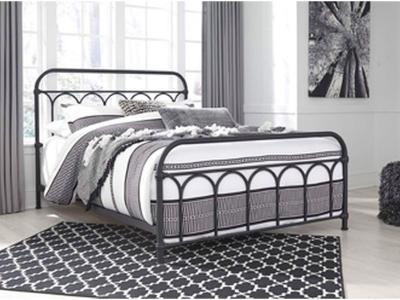 Nashburg Queen Metal Bed -  B280-681