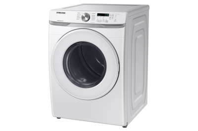 27" Samsung 7.5 Cu. Ft. Electric Dryer with Shallow Depth In White - DVE45T6005W