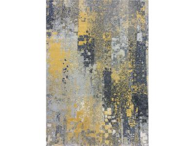 Pizzazz Collection 5400 SI/YL 8'x11' Area Rug - C60SIYL540081