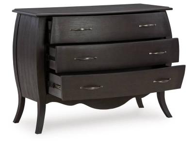 Coltner Accent Cabinet in Black - A4000572