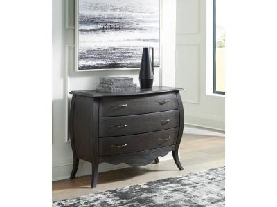 Coltner Accent Cabinet in Black - A4000572