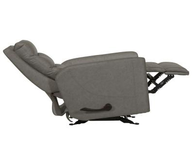 Catnapper Jet Silver Fabric Glider Recliner - 2620-6-1419-18