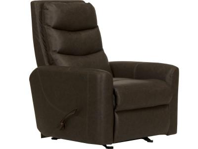 Catnapper Jet Walnut Fabric Glider Recliner - 2620-6-1419-49