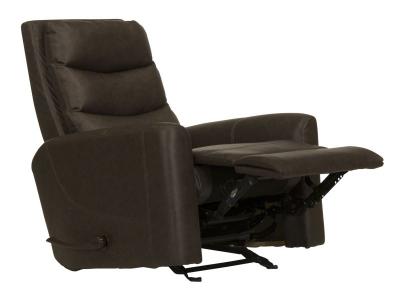 Catnapper Jet Walnut Fabric Glider Recliner - 2620-6-1419-49