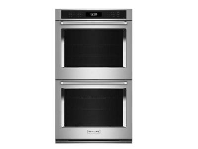 27" KitchenAid Double Wall Oven with Air Fry Mode - KOED527PSS