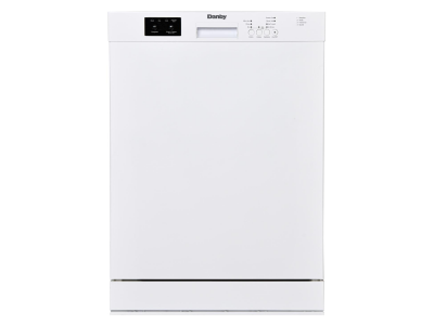 24″ Danby Wide Built-in Dishwasher in White - DDW2400EW
