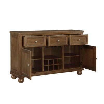 Tigard Collection Server with 3 Dovetail Drawers and 2 Storage Cabinets - 5761-40