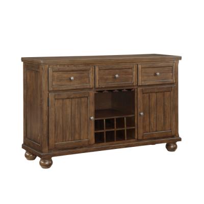 Tigard Collection Server with 3 Dovetail Drawers and 2 Storage Cabinets - 5761-40