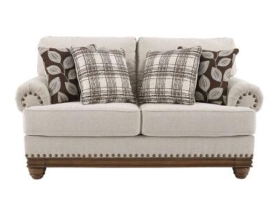 Harleson Stationary Fabric Loveseat Wheat - 1510435