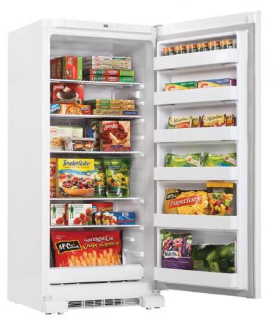 30" Danby 16.7 Cu. Ft. Upright Freezer in White - DUF167A4WDD