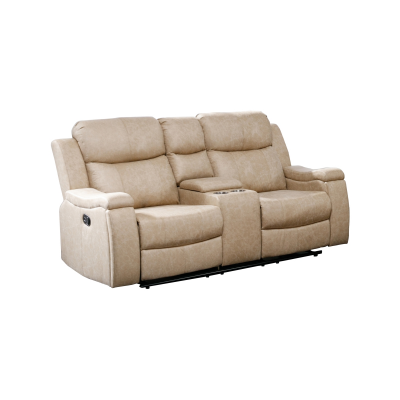 Mazin Furniture Bradford Collection Buff Motion Reclining LoveSeat - 99990BUF-2C