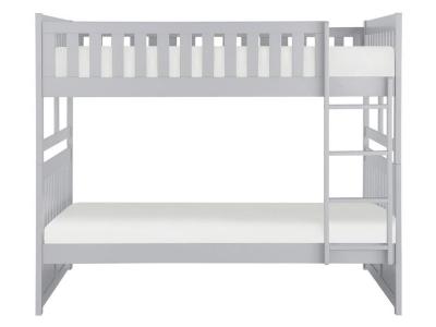 Orion Collection Full Over Full Bunk Bed in Grey - B2063-FF-K