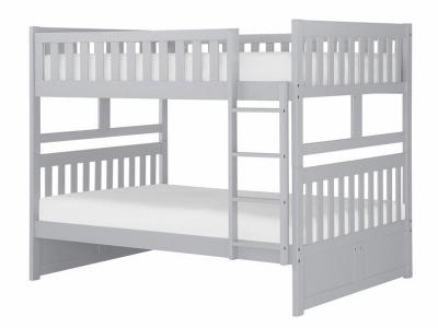 Orion Collection Full Over Full Bunk Bed in Grey - B2063-FF-K