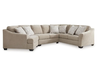 Brogan Bay 3 Piece Sectional with Left Arm Facing Cuddler - 52705-SECT-KL