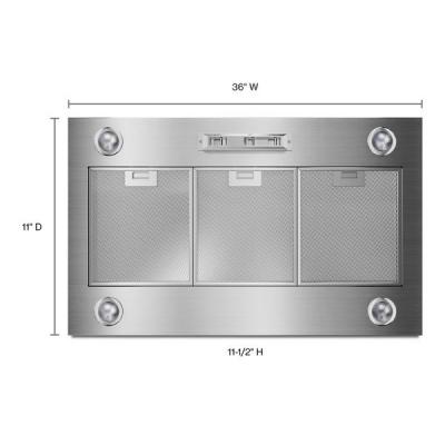 36" Whirlpool Custom Hood Liner - UVL6036JSS