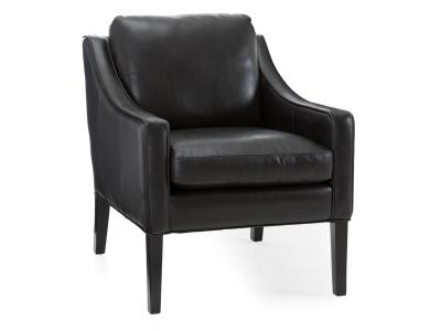 Decor-Rest Harper Leather Chair Campania Black - 7308C-CB