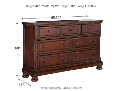 Dresser/Porter/Rustic Brown B697-31