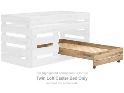 Twin Loft Caster Bed/Larstin EB2712-68B