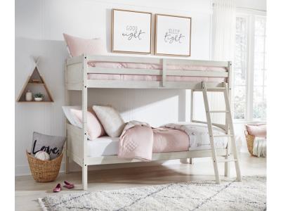 Twin/Twin Bunk Bed w/Ladder B742-59