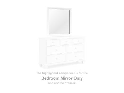 Bedroom Mirror/Fortman/White B680-36