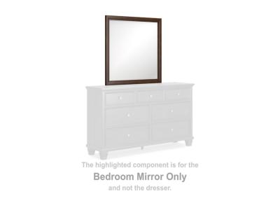 Bedroom Mirror/Danabrin/Brown B685-36