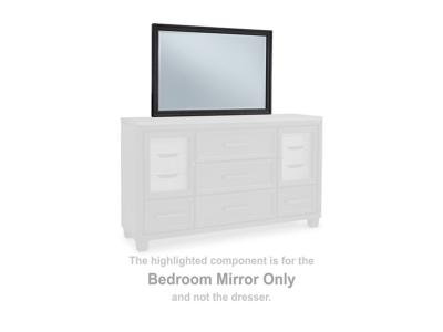 Bedroom Mirror/Foyland/Black B989-36