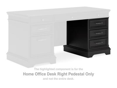 Home Office Desk RF Pedestal H778-21R