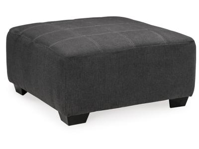 Benchcraft Sorenton Slate Oversized Accent Ottoman in Gray - 2862008 