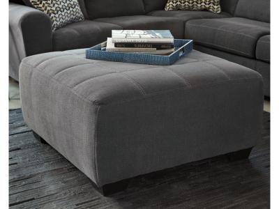 Benchcraft Sorenton Slate Oversized Accent Ottoman in Gray - 2862008 