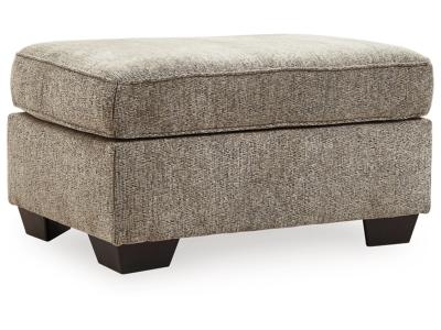 Benchcraft McCluer Mocha Ottoman in Brown - 8100314