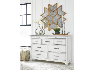 Benchcraft Kanwyn Whitewash Dresser - B777-31