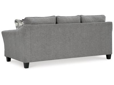 Benchcraft Mathonia Stationary Fabric Sofa in Smoke - 5190338