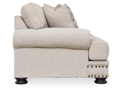 Benchcraft Merrimore Stationary Fabric Sofa in Linen - 6550438