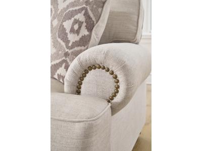 Benchcraft Merrimore Stationary Fabric Sofa in Linen - 6550438