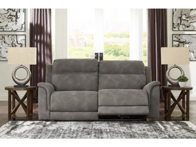 Next-Gen DuraPella 2 Seat PWR REC Sofa ADJ HDREST in Slate - 5930147C