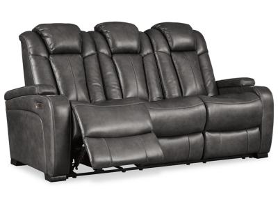 Turbulance PWR REC Sofa with ADJ Headrest in Quarry - 8500115C