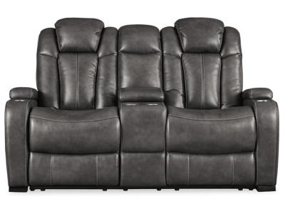 Turbulance PWR REC Loveseat/CON/ADJ HDRST in Quarry - 8500118C